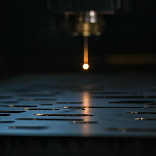 Industrial sheet metal laser cutting